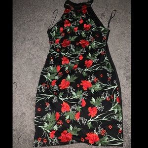 Little Black Dress w/Roses